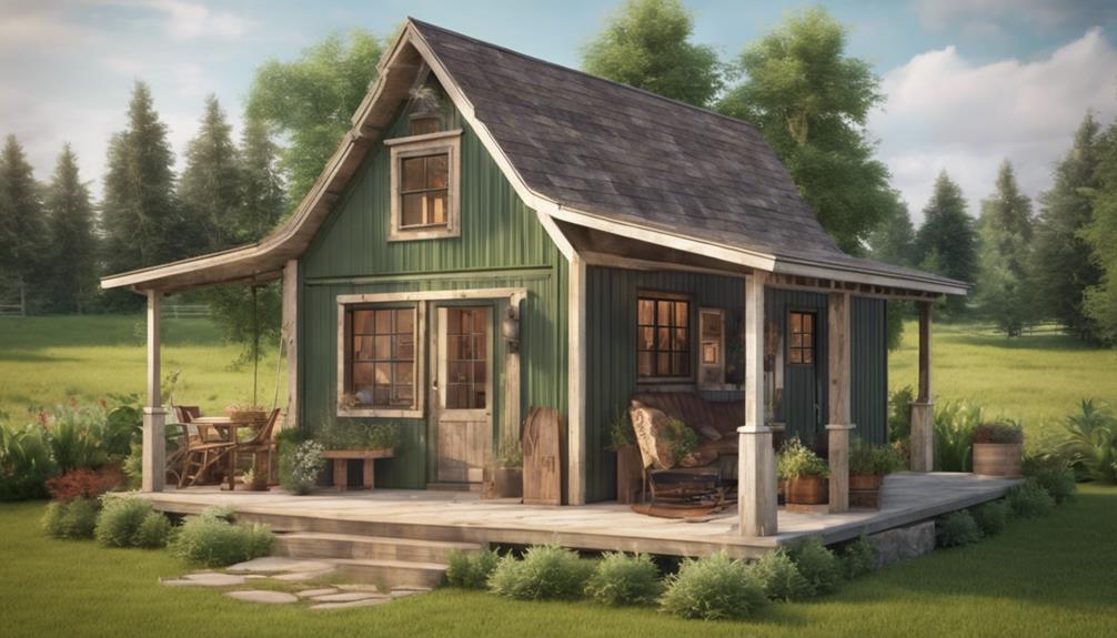 compact living in barn