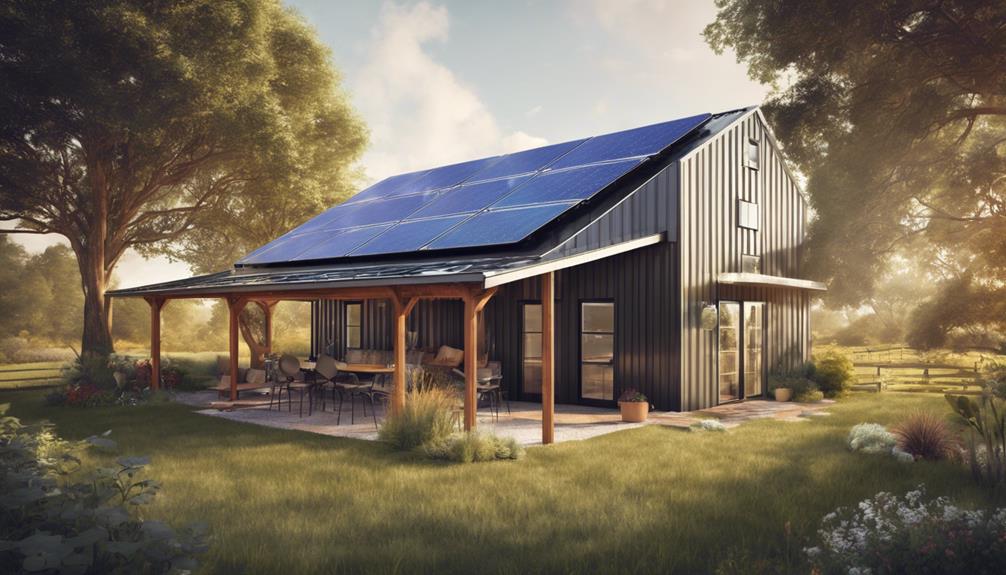 eco friendly metal barn homes