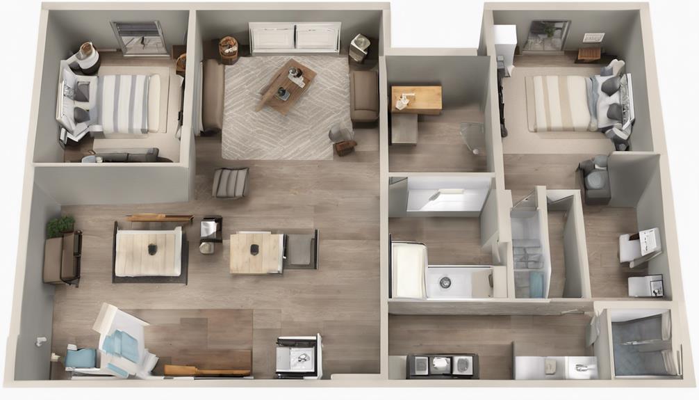 flexible apartment floor plans