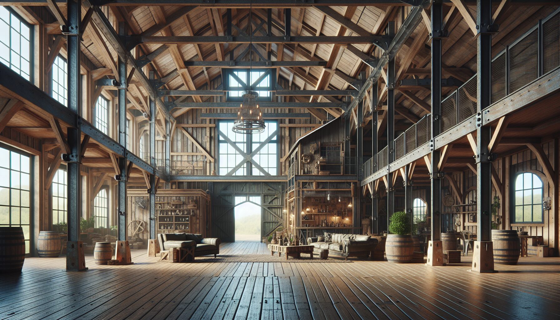 Industrial Barndominium A Fusion Of Metal Building Elegance And Cozy Living