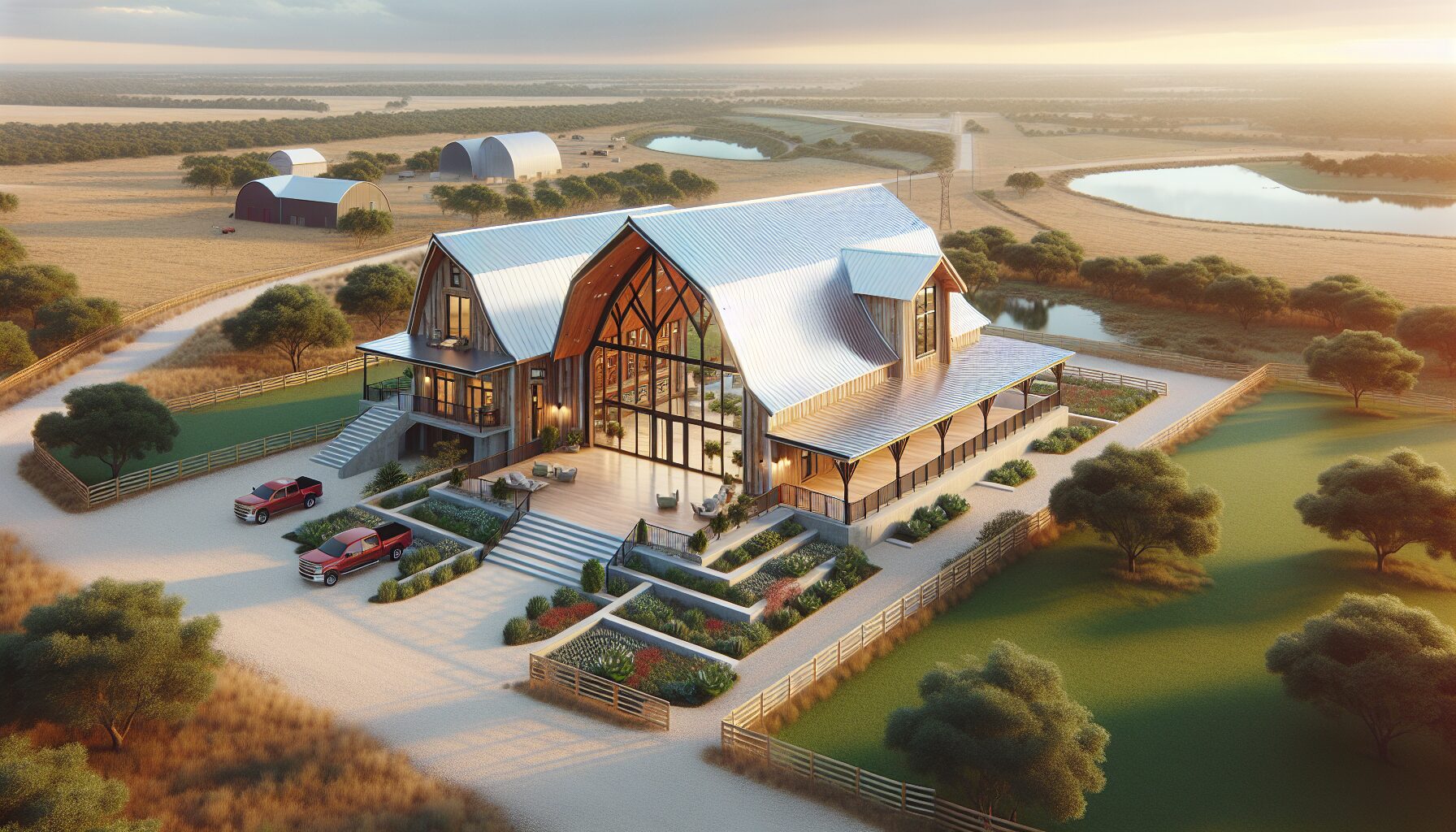 Unique Texas Barndominium Plans Modern Twist Design Elements