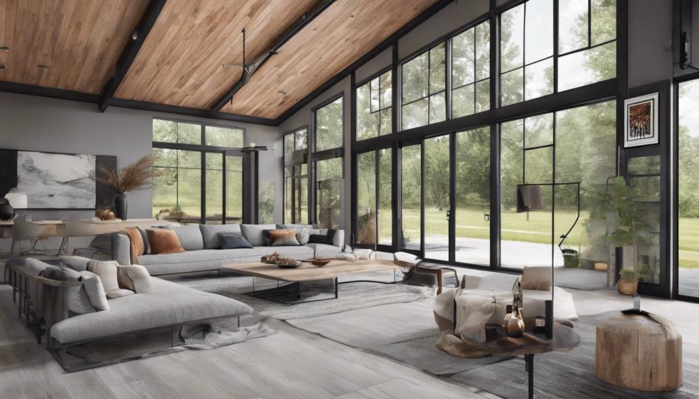 innovative barn inspired living space