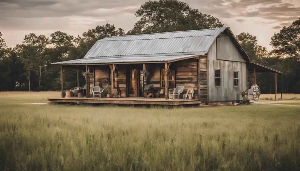 rustic barndominium charm shines