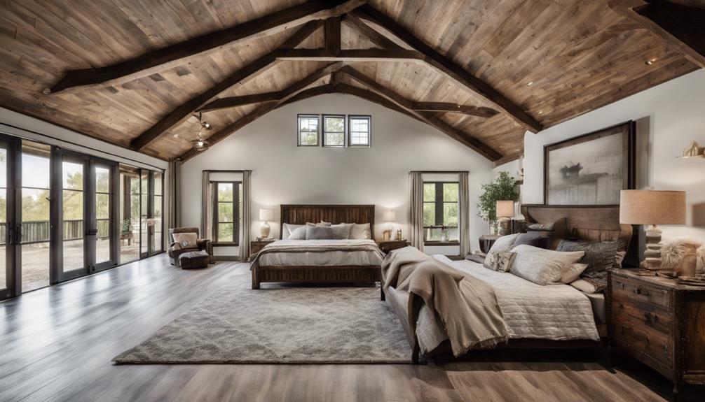 rustic charm in cabin