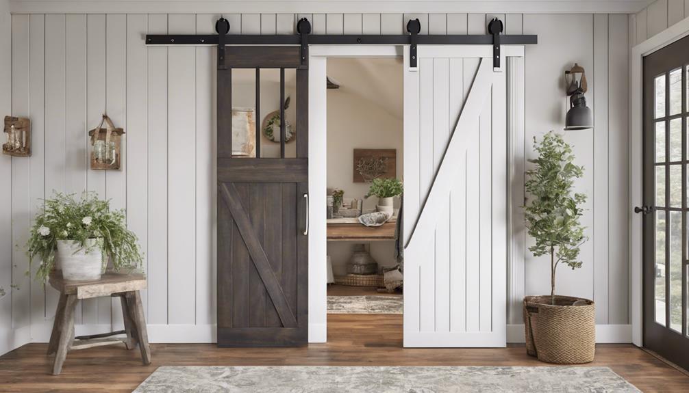 rustic style barn doors