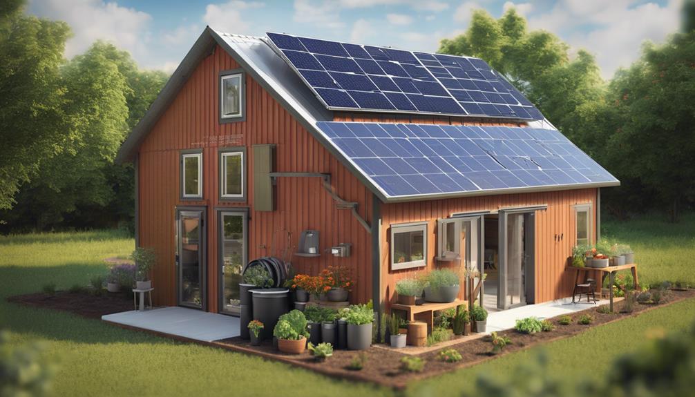 sustainable living in barndominiums