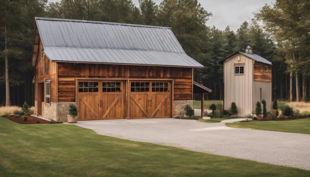 Small Barndominium With Garage