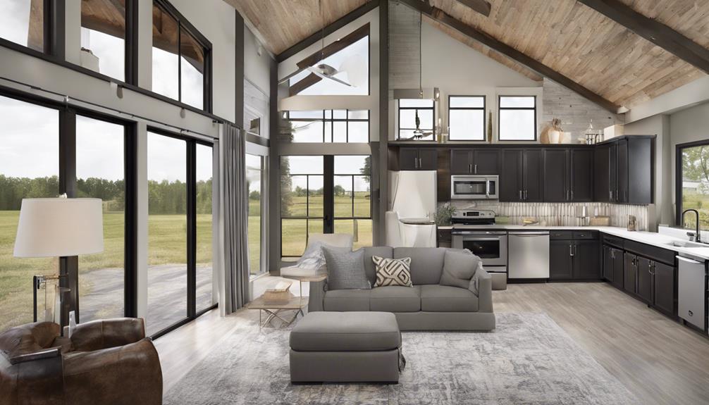 2 Bedroom 1 Bath Barndominium Floor Plans