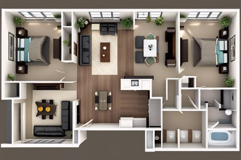 2 bedroom 2 bath barndominium floor plans